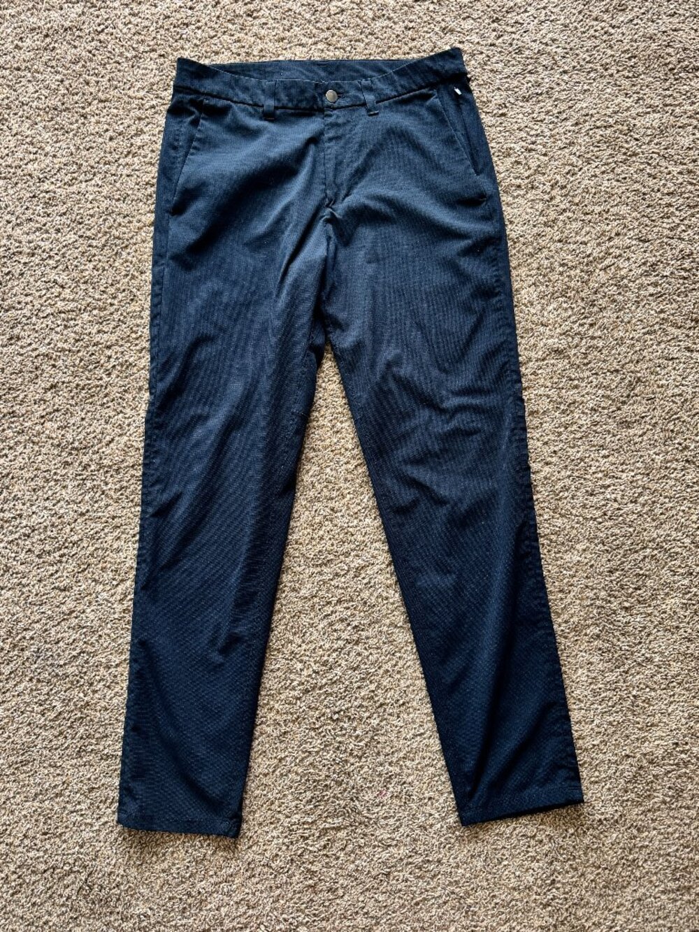 Lululemon Slim Fit Trouser Warpstream Dark Blue Size 32‎ Men's